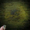 Carpe Diem Sign With Led Lights, Quote Metal Wall Art, Carpe Diem Wall Art, Seize The Day, Carpe Diem Wall Decor, Motivational Quote Sign