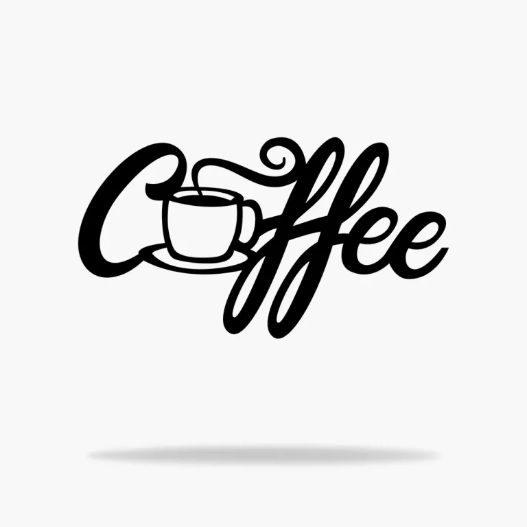 Coffee Cut Metal, Metal Art Wall Decor, Cut Wall Hanging, Home Decoration, Home Gift