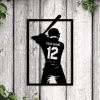 Custom Baseball Sign Metal Led Lights, Custom Name Baseball Sign, Personalized Baseball Player Decor, Baseball Jersey, Baseball Decor, Baseball Gifts