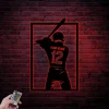 Custom Baseball Sign Metal Led Lights, Custom Name Baseball Sign, Personalized Baseball Player Decor, Baseball Jersey, Baseball Decor, Baseball Gifts