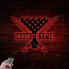 Custom Billiards Metal Wall Art With Led Light, Snooker Wall Art, Personalized Snooker Player Name Sign, Pool Ball Decoration, Man Cave Decor
