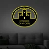 Custom Castle With Led Lights Sign Monogram Steel Sign, Personalized King Of The Castle Monogram Wall Art Decor, Kid Room Name Decor