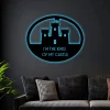 Custom Castle With Led Lights Sign Monogram Steel Sign, Personalized King Of The Castle Monogram Wall Art Decor, Kid Room Name Decor