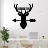 Custom Deer Head Metal Sign With Led Lights, Personalized Metal Sign, Custom Deer Sign, Name Metal Sign, Deer Head Sign, Hunting Camp Sign