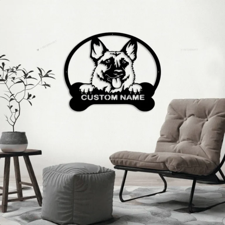 Custom Dog Sign With Led Lights, Pet Spot Sign, Dog Name Sign, Personalized Dog Sign, Custom Dog Name Sign, Metal Sign, Dog Lover Gift, Dog Paw Sign, Breed