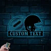 Custom Football Sign With Led Lights, Football Jersey Sign, Football Sign, Football Sign With Number, Highschool Football Sign, College Football Sign