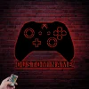 Custom Gamer Name Sign With Led Lights, Game Room Sign Personalized Game Room Metal Wall Art, Game Zone Wall Decor, Gamer Gift Ideas Home Decor Mancave