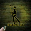 Custom Golf Sign Led Lights, Golf Metal Wall Art, Custom Name Golf Sign, Personalized Golfer Wall Decor, Golf Wall Art, Golf Gifts For Men