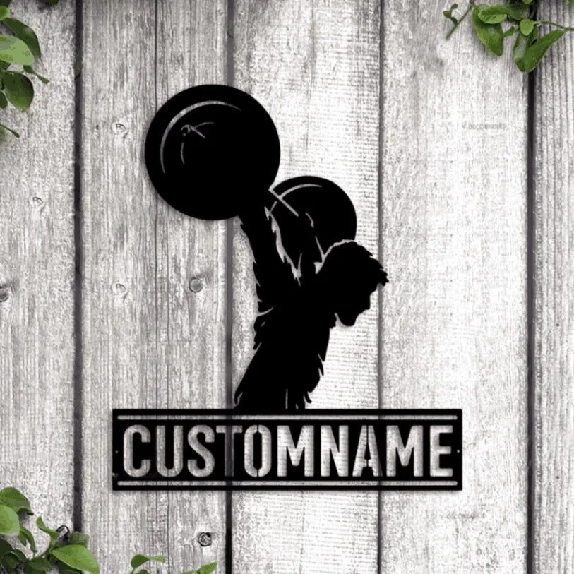 Custom Gym Sign Led Lights, Personalized Gym Wall Art, Gym Metal Sign, Home Gym Wall Decor, Home Gym Sign, Workout Decor, Last Name Gym Gifts