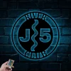 Custom Metal River Sign With Led Lights, Metal River Sign, River Sign, Metal Lake House Sign, River House Sign, River House Decor
