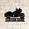 Custom Motocross Biker Metal Wall Art Led Lights, Motorcycle Metal Wall Decor, Personalized Dirt Bike Name Sign, Motorcycle Gift, Custom Metal Sign