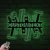 Custom Plumbing Metal Sign With Led Lights, Plumber Name Sign, Repair Service Decor, Gift For Plumber, Plumber Tools Sign, Plumbing Decor