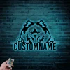 Custom Pomeranian Wall Art Led Lights, Dog Metal Wall Art, Custom Name Pomeranian Sign, Personalized Pomeranian Decor, Pomeranian Gifts