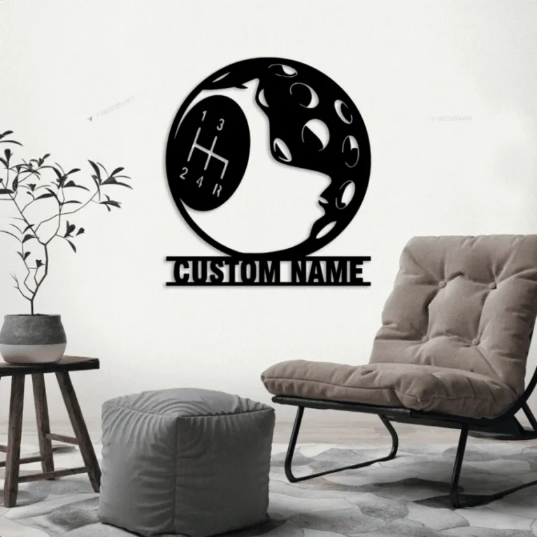 Custom Stick Gear Shift Knob Shop Metal Sign Led Lights, Personalized 5 Speed Mt Name Sign Home Decor 6 Speed Manual Transmission Repair(3)