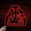 Custom Tools Repair Metal Wall Art Led Light, Personalized Tools Shop Name Sign, Mechanic Tools Decoration, Tools Shop Decor, Gift For Him