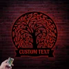 Custom Tree Of Life Wall Art With Led Lights, Metal Tree Of Life Sign Family Name Sign Family Tree Decor Sign Personalized Last Name Signs