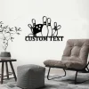 Customizable Metal Bowling Sign With Led Lights, , Bowling Gift, Game Room Sign, Bowling Decor, Bowling Lover, Bowling Room, Sports Sign