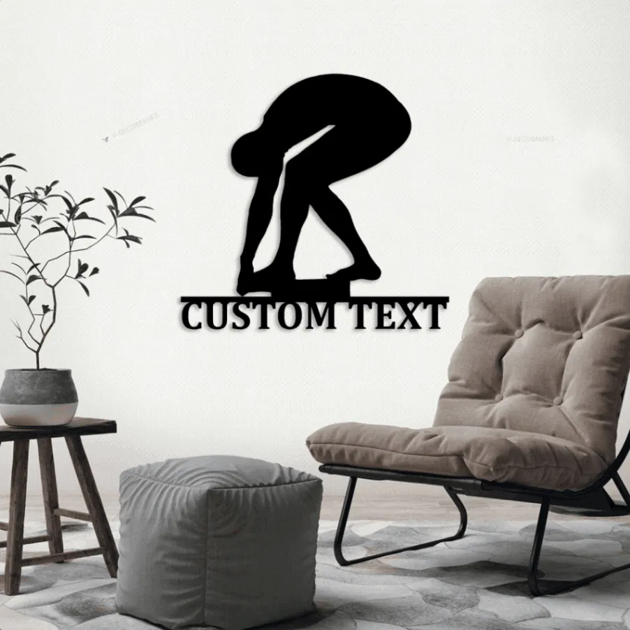 Customizable Led Lights, Metal Diving Sign, Personalized Diver Metal Sign, Swimming Decoration, Custom Sign, Swimmer Sign, Custom Swimmer Sign
