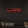 Customized Swim Team Sport Medal Hanger Led Lights, Metal Sign - 12 Rungs For Medals & Ribbons, Show Team Spirit, Metal Sign, Art, Wall Decor