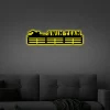 Customized Swim Team Sport Medal Hanger Led Lights, Metal Sign - 12 Rungs For Medals & Ribbons, Show Team Spirit, Metal Sign, Art, Wall Decor
