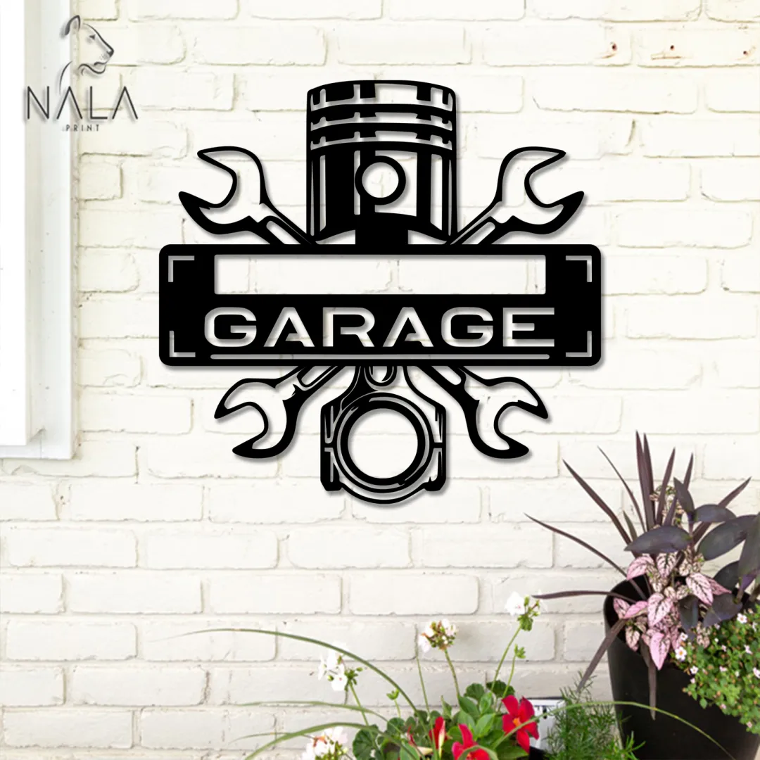 Dads-Garage2_f85a7be6-f0dd-4232-9e65-bb7528faf335.webp Dads Garage Cut Metal Sign, Wall Art Decoration, Outdoor Metal Hanging Sign For Father