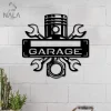 Dads Garage Cut Metal Sign, Wall Art Decoration, Outdoor Metal Hanging Sign For Father