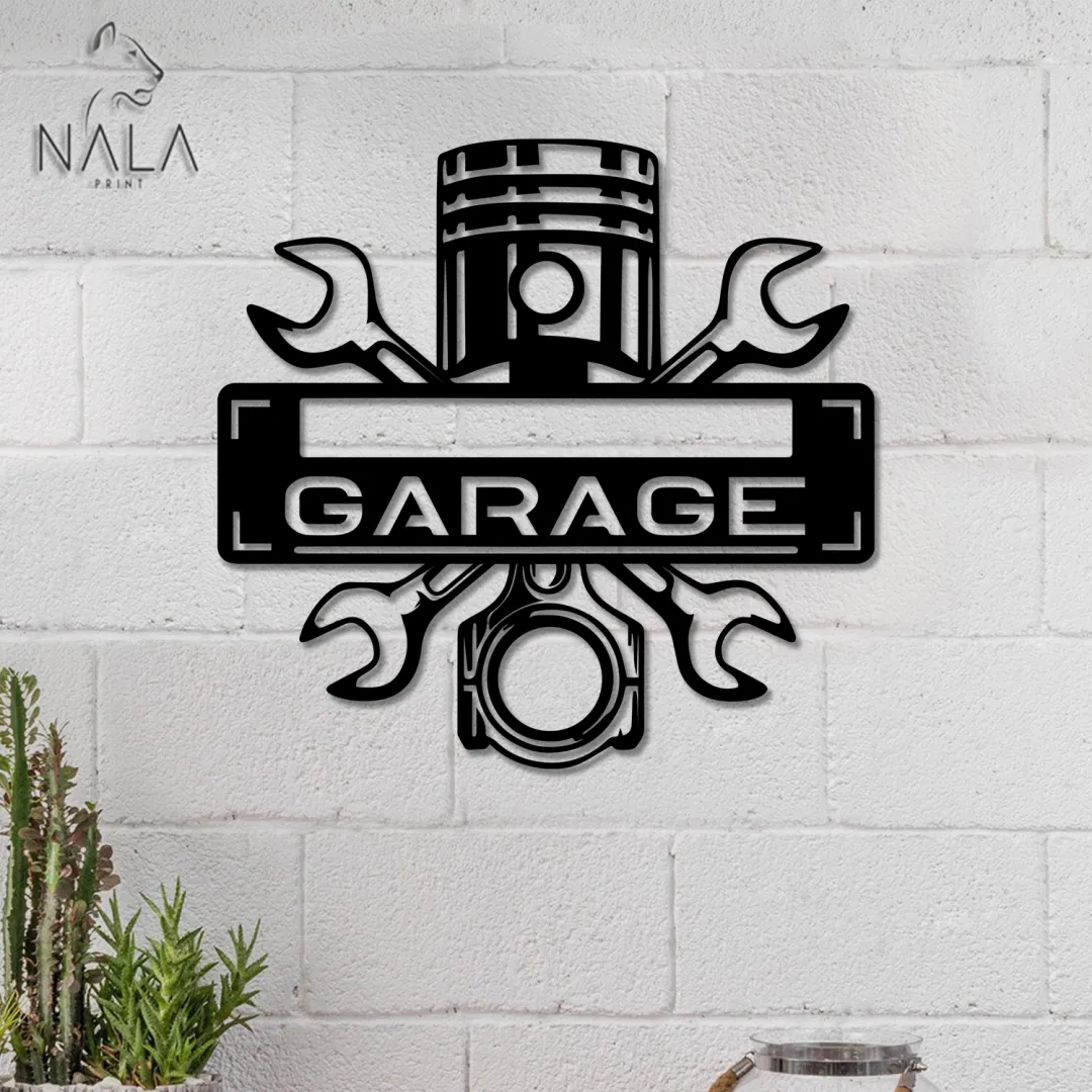 Dads-Garage3_bc9f0cf8-51a4-40fc-891c-c91a43541bd4.webp Dads Garage Cut Metal Sign, Wall Art Decoration, Outdoor Metal Hanging Sign For Father