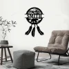 Dream Catcher Monogram With Led Lights, Personalized Dream Catcher, Dreamcatcher Metal Sign, Dream Catcher Sign, Nursery Decor, Dream Catcher