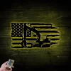 Excavator Signs With Led Lights, Excavator Name Sign, Excavator Signs, Excavator Wall Art, Us Excavator Signs, Equipment Construction Decor