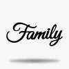 Family Sign, Cut Metal Sign