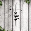 Faith Metal Wall Art With Led Lights, Faith Cross Metal Sign, Christian Wall Art, Cross Wall Decor, Religious Gift For Christian, Faith Metal Art