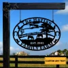 Horse Ranch Large Metal Sign,metal Horse Farm Sign, Perfect Metal Sign For Your Horse Farm