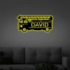 Fire Engine Ladder Truck With Led Lights, Metal Sign, Fireman, Metal Sign, Wall Decor, Personalized Sign, Fireman, Fire Engine, Ladder Truck