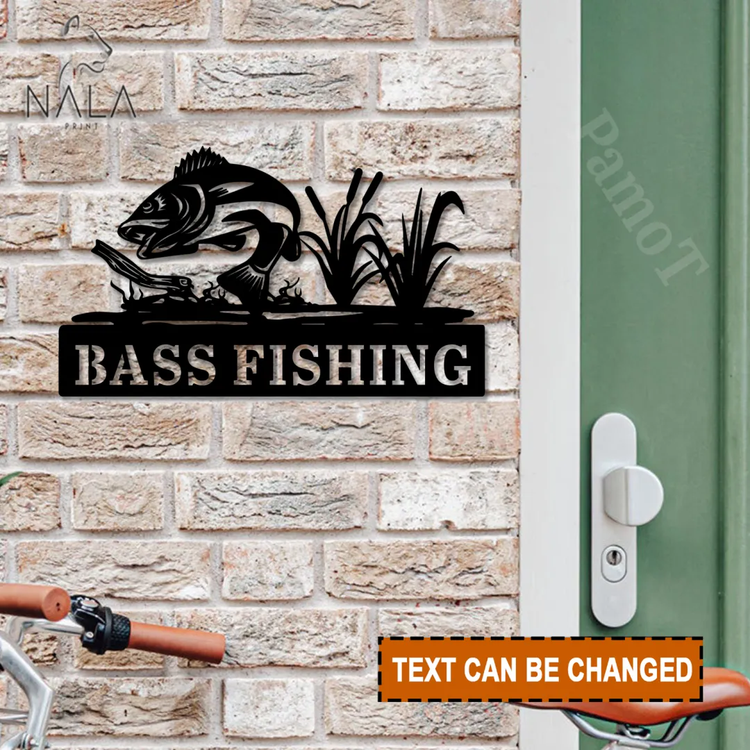 Fish-metal11.2_d2f5af16-0525-4b1d-b4f5-127f021a5fec.webp Personalized Fish Jumping Out Of Water Metal Wall Art, Outdoor Wall Hanging Decor, Custom Metal Sign, Gift For Fishing Lovers