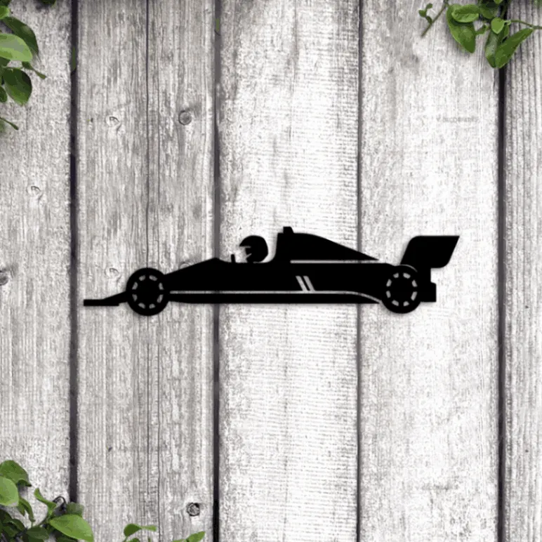 Formula 1 2022 Led Lights, Metal Sign, F1 Metal Silhouette Wall Art, Metal Wall Art, Metal Wall Decor, Gift For Car Lovers, Car Silhouette Sign