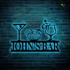 Metal Bar Sign-personalized Bar Theme Sign, Custom Bar Theme Sign With Led Lights