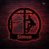 Personalized Lineman Last Name Metal Sign With Led Lights- Lineman Gift- Lineman Sign- Personalized Lineman- Custom Metal Sign With Led Lights