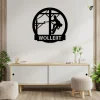 Personalized Lineman Last Name Metal Sign With Led Lights- Lineman Gift- Lineman Sign- Personalized Lineman- Custom Metal Sign With Led Lights