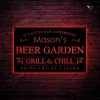 Personalized Outdoor Backyard Metal Wall Art With Led Light | Custom Metal Patio Sign | Custom Metal Pool Sign | Custom Metal Backyard Sign