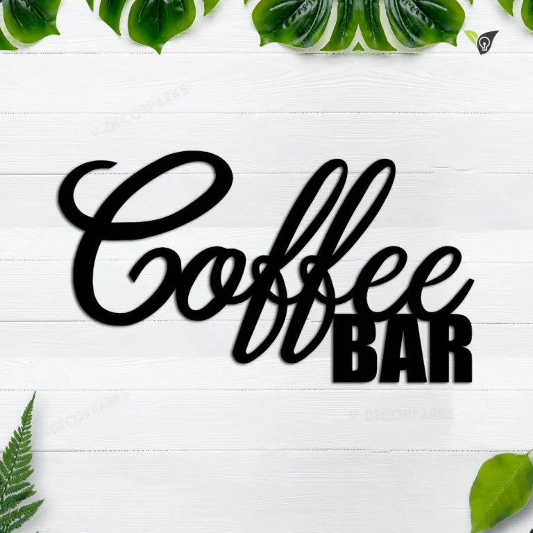 Coffee Bar Metal Wall Art, Coffee Wall Decor, Metal Wall Decor, Home Decor, Coffee Bar Home Decor, Metal Wall Art Words, Wall Art