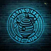Personalized Metal Beehive Led Light Sign, Metal Bee Sign, Beekeeper Business, Metal Garden Sign, Farmer Apiarist, Garden Sign