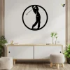 Golfer Metal Wall Art, Golfer Gift, Golf Gift, Metal Wall Hanging, Gift For Him, Metal Wall Decor, Metal Sign With Led Lights, Outdoor