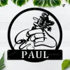 Personalized Tattoo Parlours Metal Sign, Custom Tattoo Shop Metal Name Sign, Tattoo Shop Wall Decor