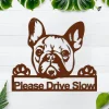 Personalized French Bulldog Metal Sign Art, Custom French Bulldog Metal Sign, French Bulldog Dog Gifts For Men, Dog Gift, Animal Gift
