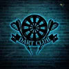 Personalized Darts Sport Monogram Metal Sign With Led Lights, Custom Darts Sport Metal Sign With Led Lights, Hobbie Gifts, Sport Gift, Birthday Gift