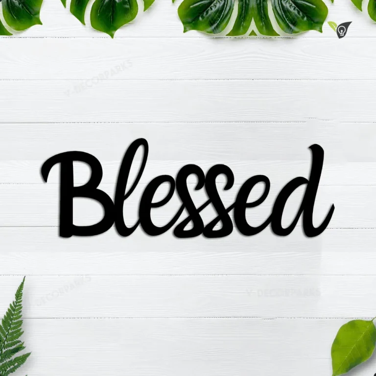 Blessed Metal Wall Art In Script, Blessed Metal Wall Art, Blessed Sign, Blessed Sign In Script, Blessed Metal Script, Blessed Metal Sign