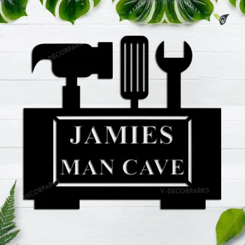 Personalized Workshop Sign, Custom Garage Sign, Sign For Tool Shed, Workshop Sign, Handy Man Gift, Fathers Day Gift Sign