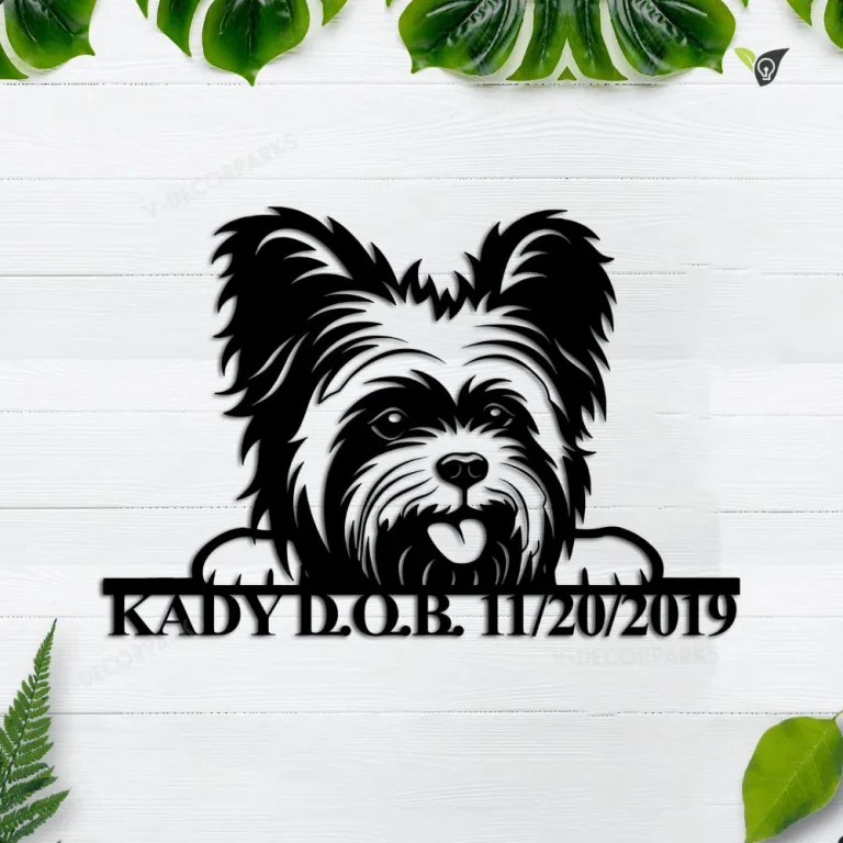 Yorkie Dog Sign, Yorkie Metal Sign, Yorkie Name Sign, Pet Name Sign, Dog Lover Sign, Gift For Pet Owner, Dog Sign, Pet Owner Sign, Dog