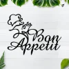 Bon Appetit Metal Sign, Kitchen Wall Decor, Mother's Day Gift, Dining Room Wall Art, Farmhouse Decor, Rustic Metal Word, Housewarming Gift