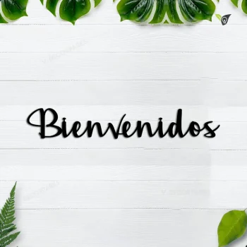 Bienvenidos Sign, Spanish Welcome, Bienvenidos Metal Sign, Entryway Decor, Door Sign, Spanish Decor, Entryway Sign, Housewarming Gift